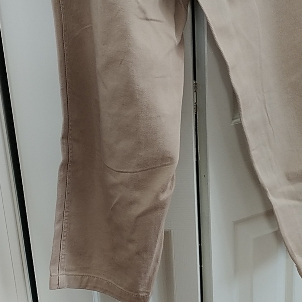 Woman Within Elastic Waist Pull On Khaki Pants 22W Petite - Picture 5 of 9
